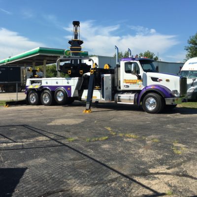 heavy duty tow truck with rotator, chicago, il