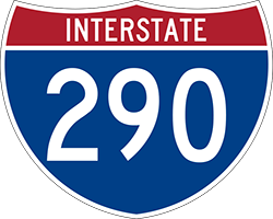 Illustration of Interstate I-290 Sign