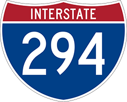 Illustration of Interstate I-294 Sign