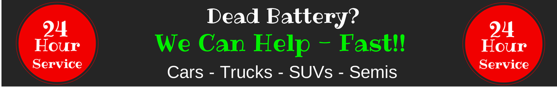 battery jump start, cars, trucks, suvs, semis, heavy duty, oswego, naperville, aurora, jonnys towing & recovery inc