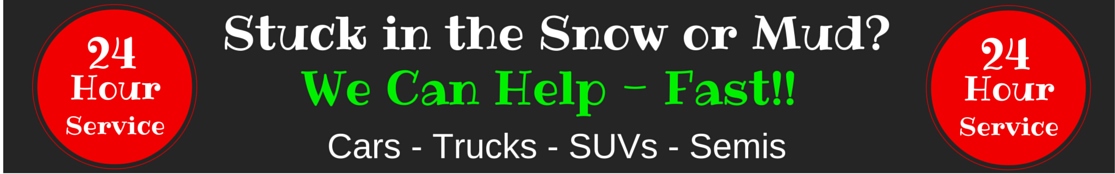 winch-out service,car stuck in snow, mud, water, ditch, off-road recovery, chicago, oswego, naperville, aurora, jonnys towing & recovery inc.